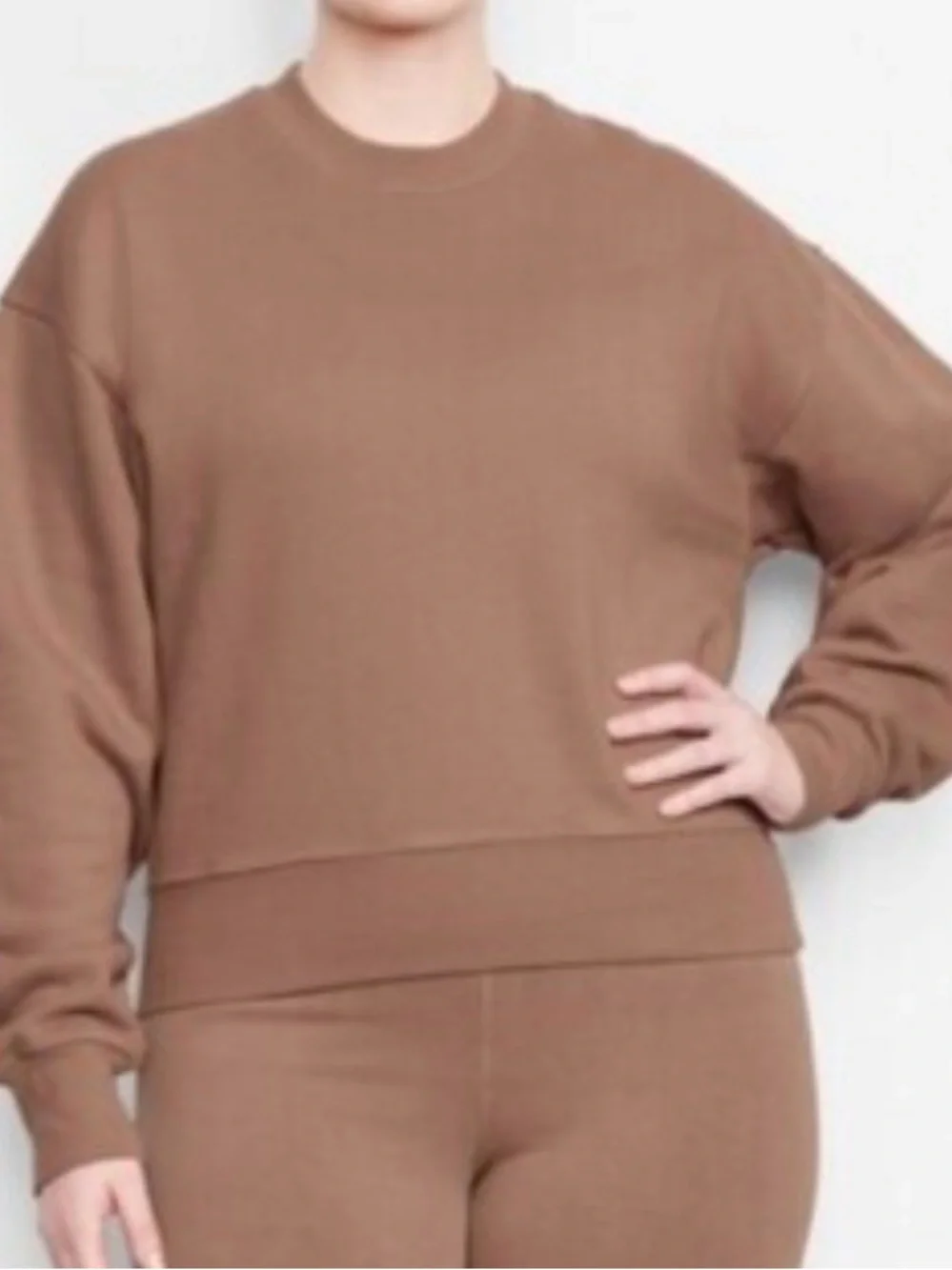 ✨SKIMS Outdoor Fleece Pullover Sweatshirt Women’s Size XS
